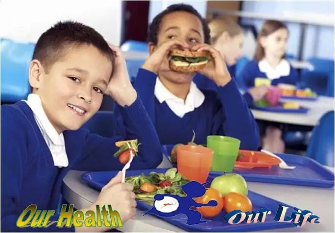 Eating at school for child nutrition