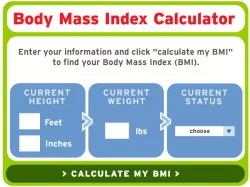 Body Mass Index or BMI Calculator