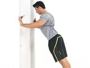 Door Push Up with Resistance Band